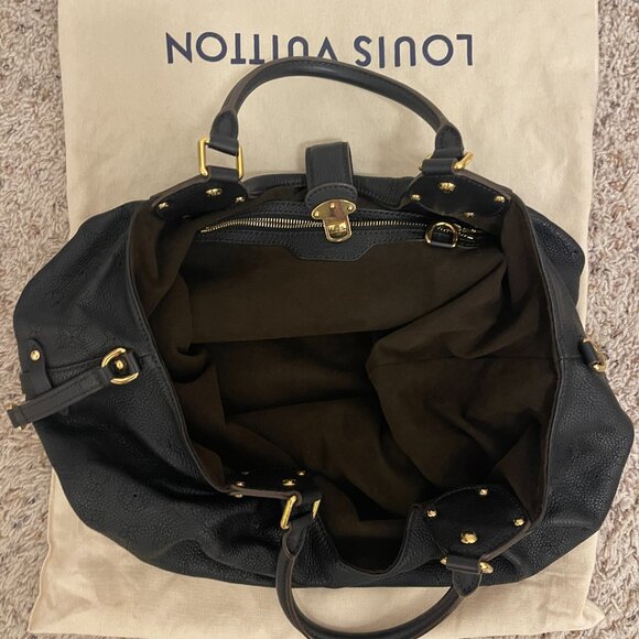 Louis Vuitton Pre-Loved Black Monogram Mahina Large, Black - Picture 3 of 4